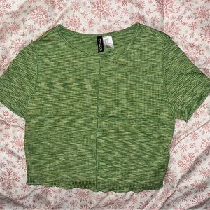 Medium green shirt form H&M.